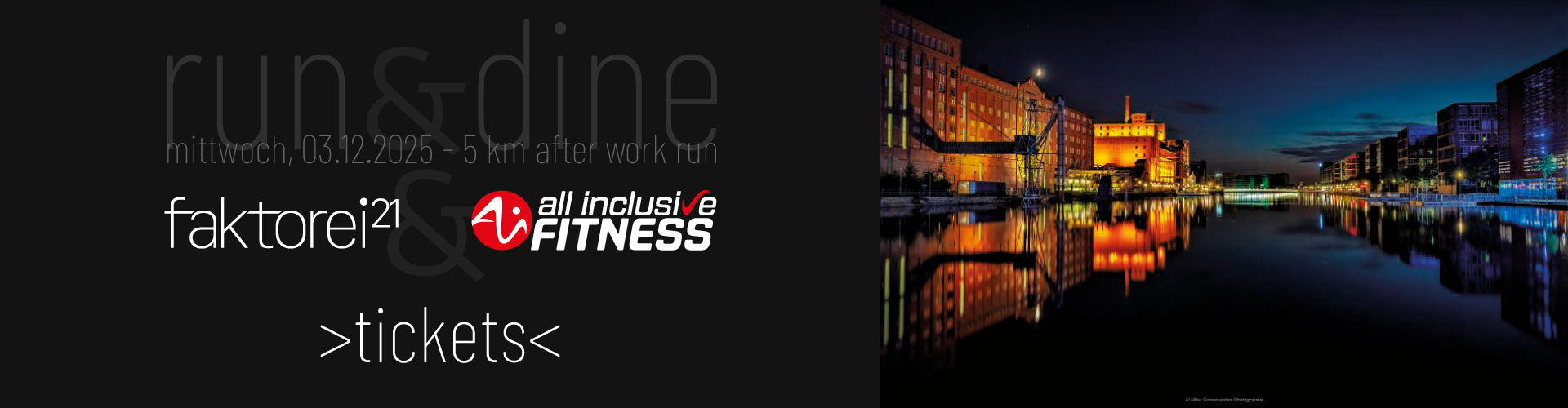 Tickets für run and dine duisburg am 3.12.2025
